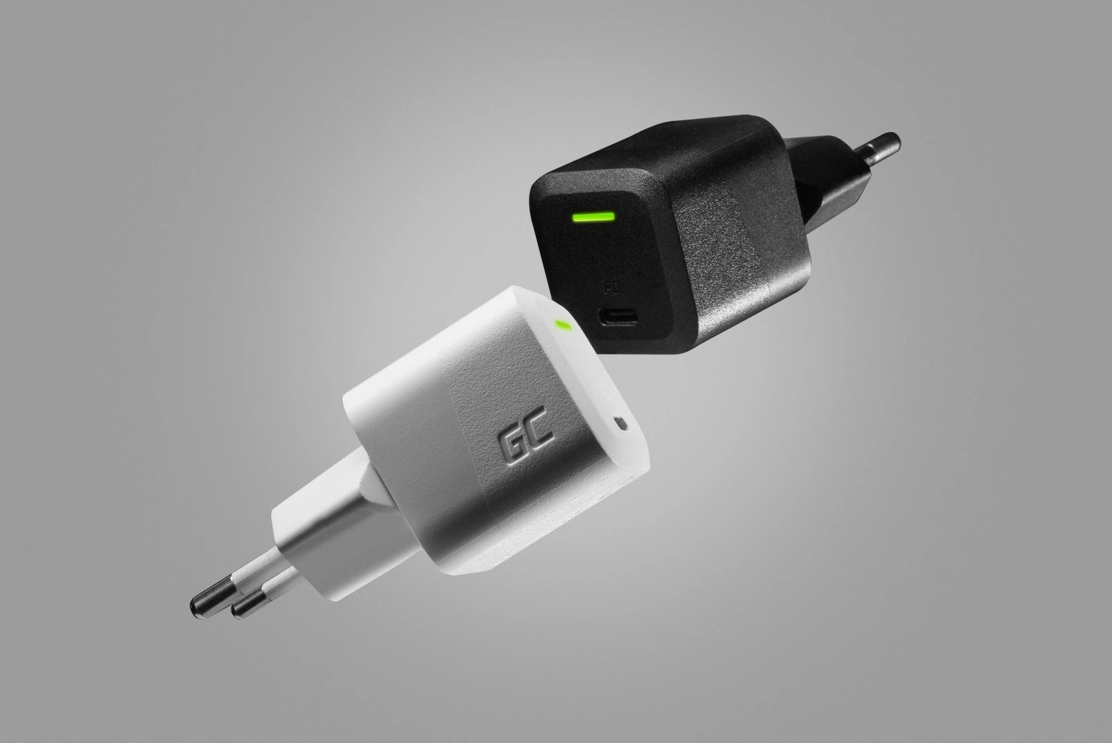 Karikues muri Green Cell PowerGaN 33W, USB-C, i bardhë