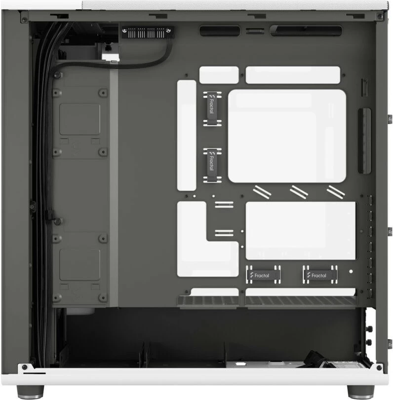 Kasë Fractal Design North XL RC Chalk White TG Clear, ATX, E-ATX, xham i temperuar, e bardhë