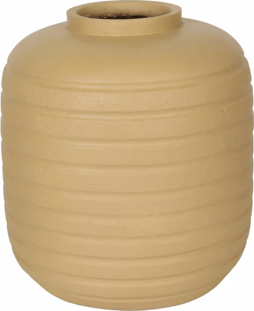 Vazo FIORA, MgO, bezhë, 30x30x32.5cm