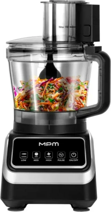 Robot kuzhine MPM MRK-27, 2600 ml, 2000 W, i zi/argjend