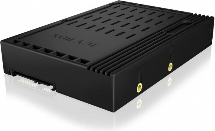 Kasë konvertuese IcyBox IB-2536StS për disk 2.5" në 3.5", SATA, e zezë