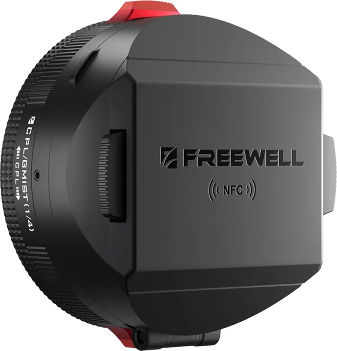 Mbrojtës dielli objektivi, Freewell, FW-GFX100RF-RLH-B, për Fuji GFX 100RF, filtër 49mm CPL + Black Mist 1/4, kapak magnetik NFC, e zezë