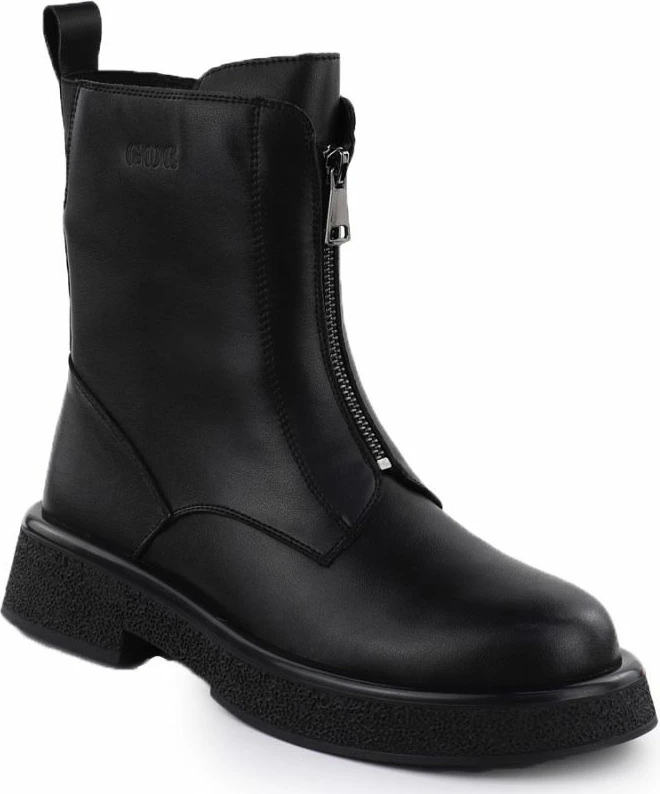 Çizme lëkure femra Goe SS2N4145, të zeza