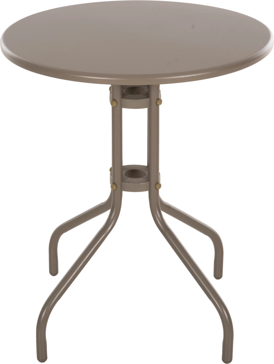 Tavolinë e rrumbullakët për jashtë, ngjyrë shampanjë, LINO FH5973.04, Φ60x70H cm