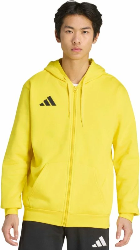 Duks me kapuç adidas për meshkuj, e verdhë