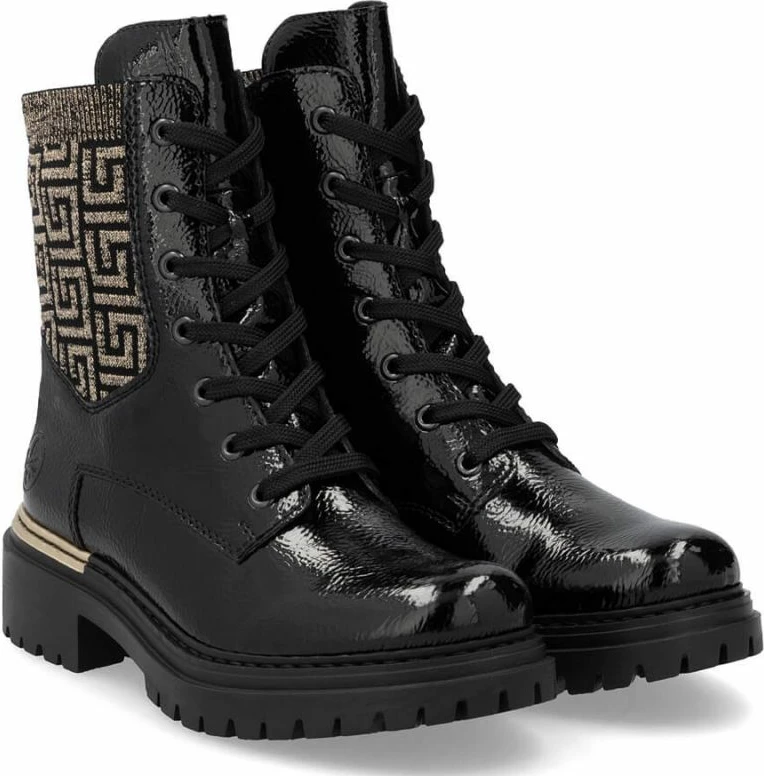 Çizme për femra Rieker, të zeza