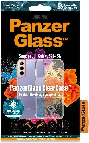 Mbështjellës PanzerGlass ClearCase për Samsung Galaxy S21+, transparent