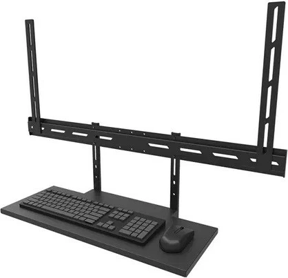 Raft videobar/raft tastiere Neomounts AV40-500BL, për ekrane 43-110″, VESA 200x200-800x800, ngarkesë 2.5 kg, çelik, zi