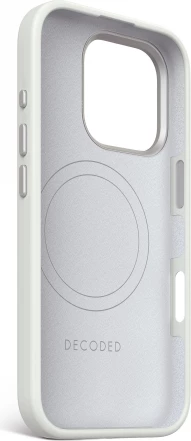 Mbështjellës Decoded AntiMicrobial Silicone Stacks me MagSafe për iPhone 16 Pro, Gri