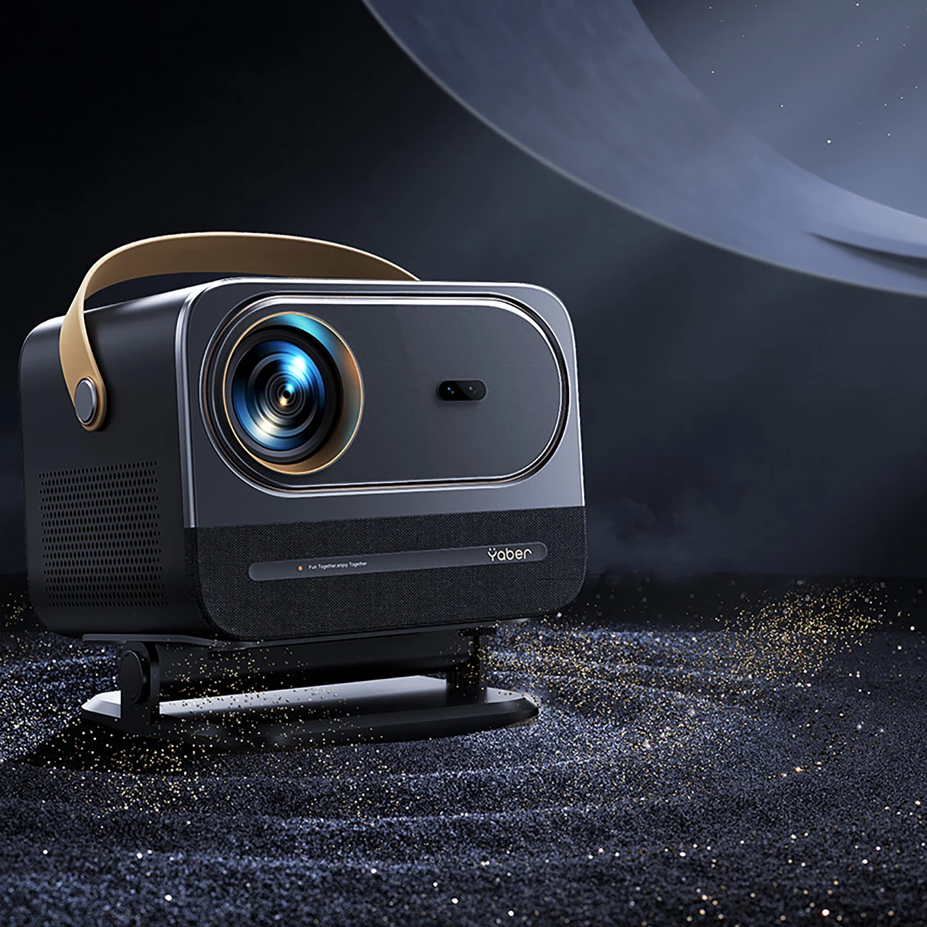 Projektor multimedial Yaber U12, FullHD 1080p, 700 ANSI Lumens, Dolby Audio, i zi