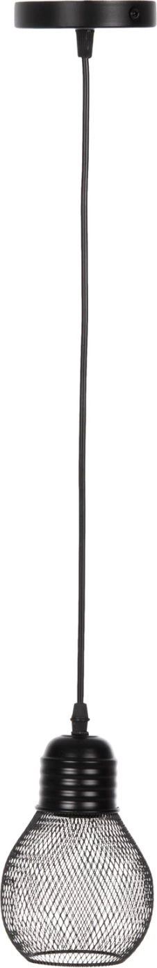 Llambë varëse tavani, rrjetë metali e zezë, FH4171, Φ13x125H cm