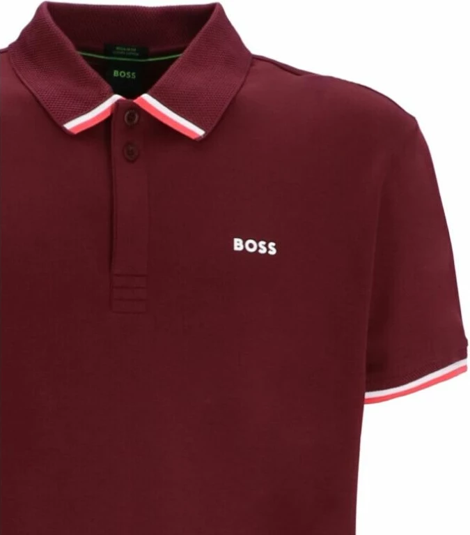 Maicë polo për meshkuj Boss, e kuqe