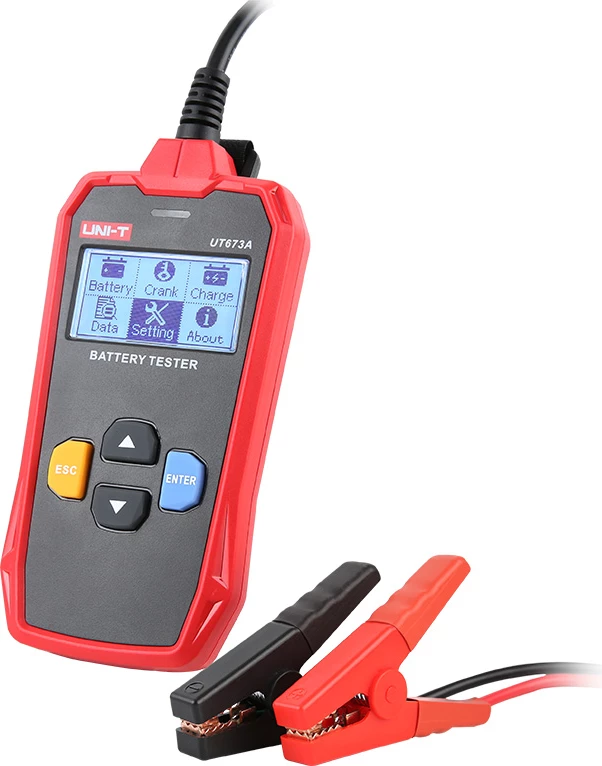 Testues baterie auto UNI-T UT673A 12V/24V 3-250Ah