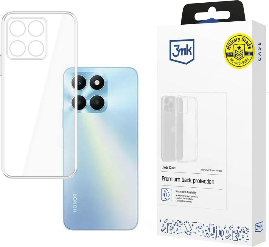 Mbështjellës 3mk Clear Case për Honor X6A, transparent
