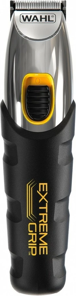 Trymer mjekre, Wahl, Extreme Grip 9893-0440, bateri 240 min, prerje 0.5–11 mm, gjerësi teh 30 mm, karikim USB 2 orë, e zezë/argjendtë
