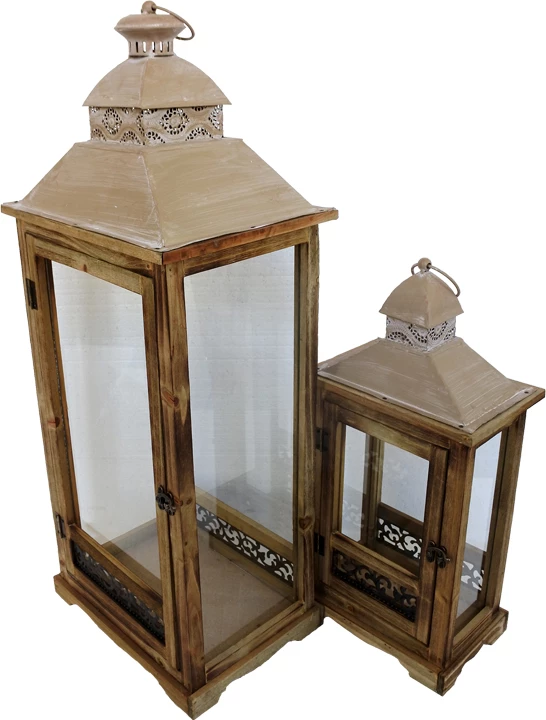 Fenerë Retrica Inart set prej 2 copash alumini ngjyrë kafe e errët