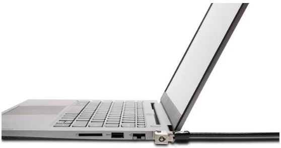 Kyç sigurie laptopi Kensington NanoSaver 2.0 Slim K65021WW, kabllo çeliku 1.8 m, me çelës (keyed different), e zezë
