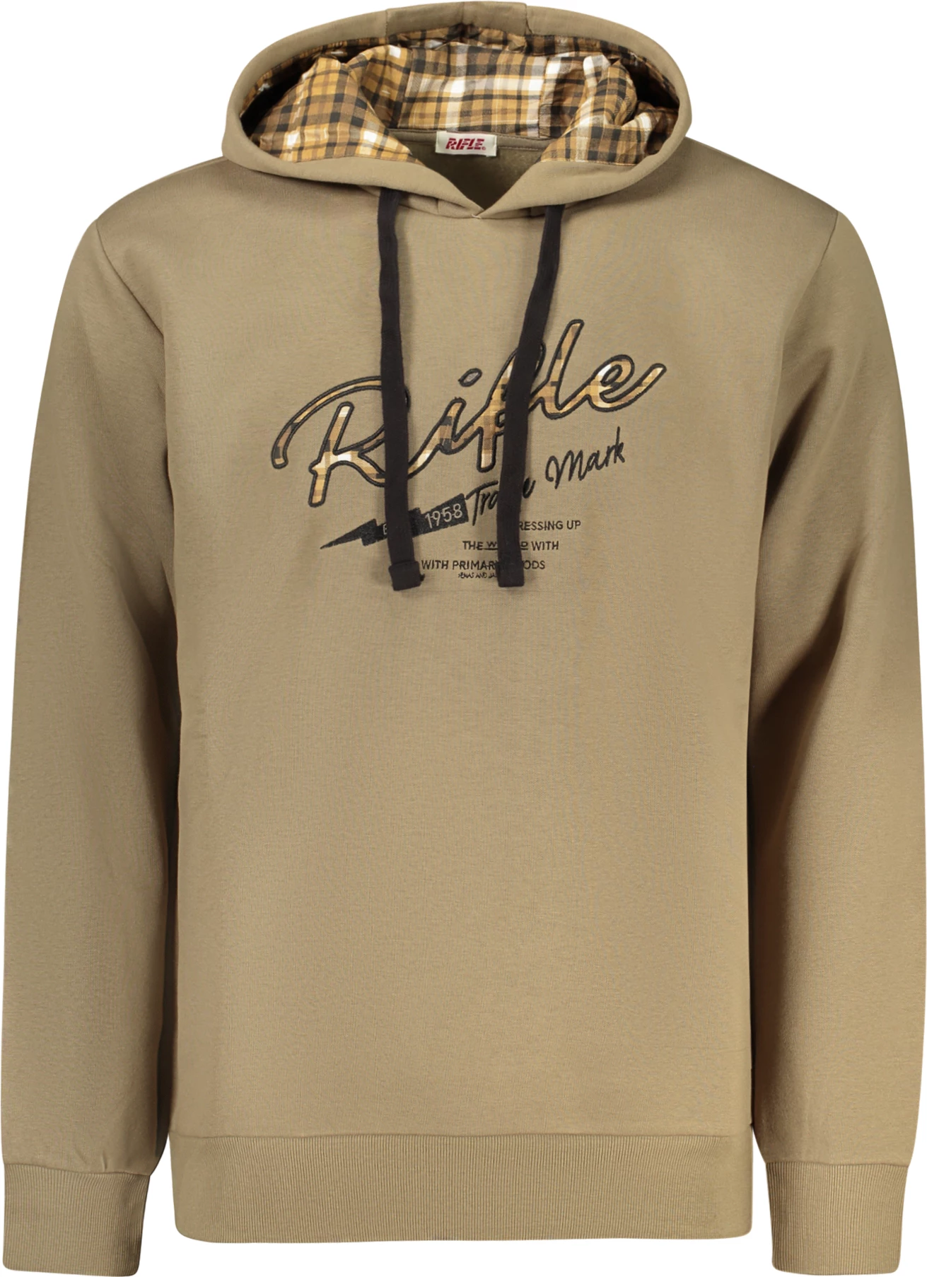 Duks për meshkuj Rifle zip-up, kafe