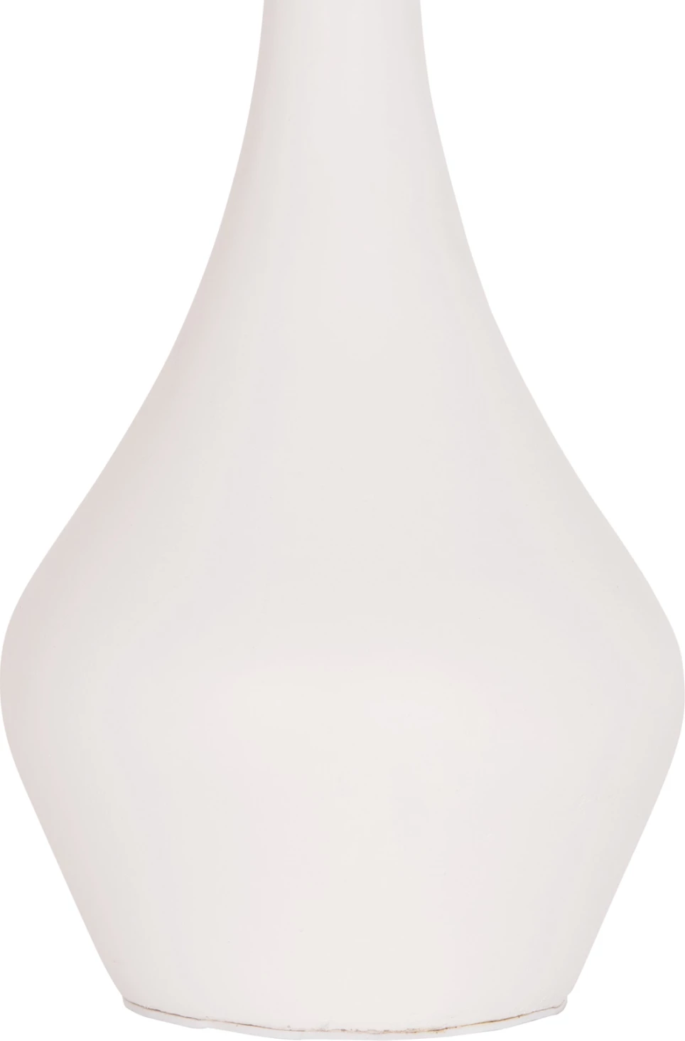 Vazo dekorative për tavolinë, terrakotë e bardhë, DENI FH4663.02S, 15x27cm