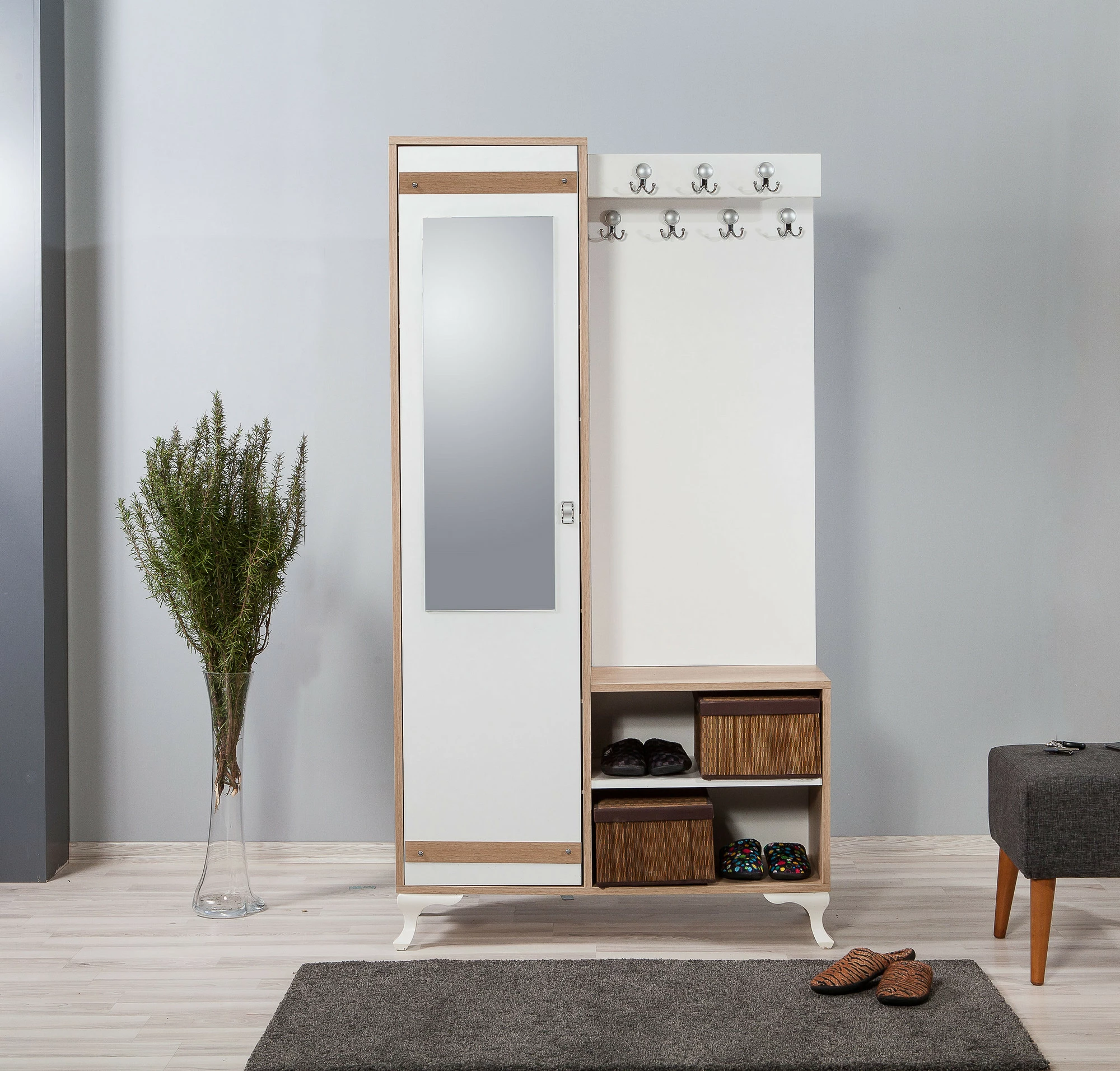 Stendë korridori Hanah Home, İnci-200, ngjyrë lisi Sonoma