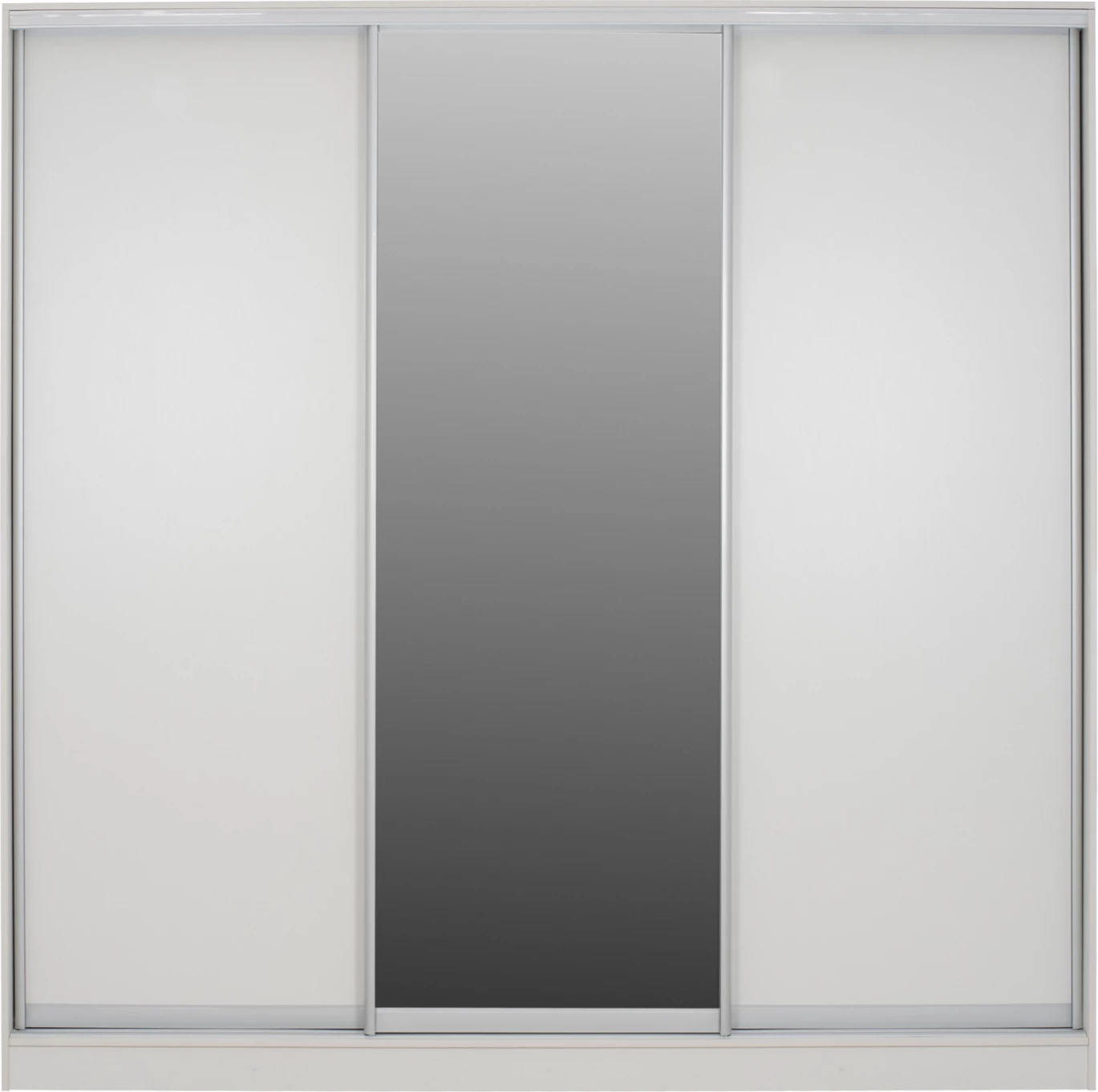 Dollap rrëshqitës me 3 dyer, ngjyrë e bardhë, FH2462.03, 240x60x240 cm