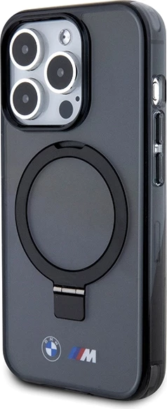 Mbështjellës BMW Ring Stand M Collection MagSafe për iPhone 15 Pro, i zi