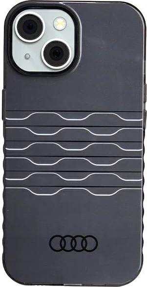 Mbështjellës Audi IML MagSafe për iPhone 15/14/13, i zi