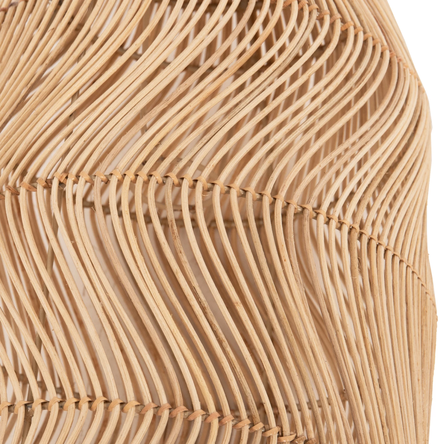 Llambë tavani varëse Theon, ratan natyral, Φ22x148cm