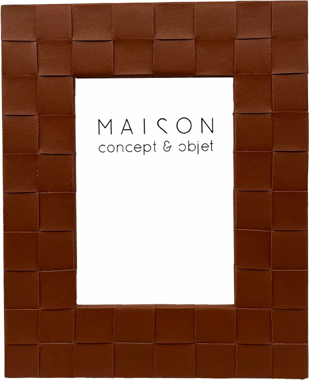 Kornizë foto PLEGA, polirezina, ngjyrë kafe, xham, 21.5x2x26.5cm