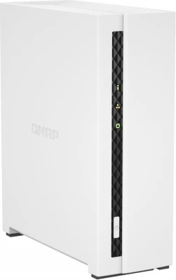 NAS QNAP TS-133, 1-bay, 2GB RAM, 1GbE, ARM 4-core 1.8GHz, i bardhë