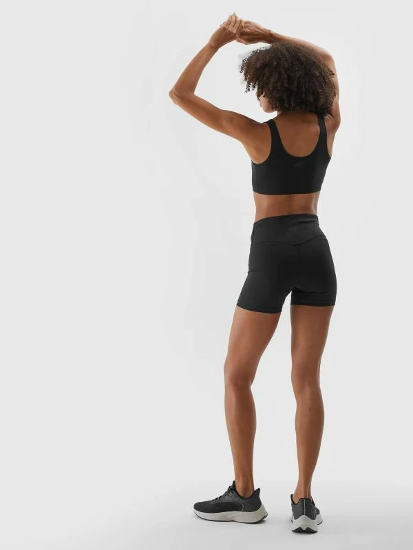 Hellonka të shkurtra trajnimi 4f për femra, të zeza