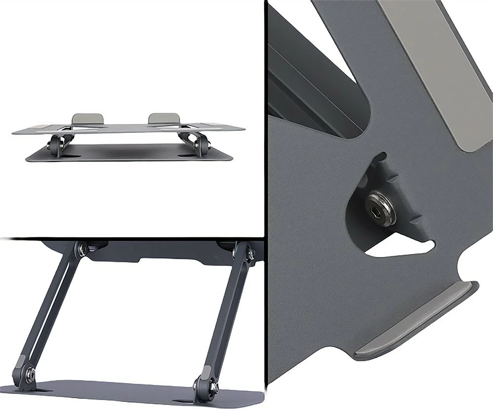 Mbajtës laptopi Media-Tech MT2661, alumini/çelik, grafit