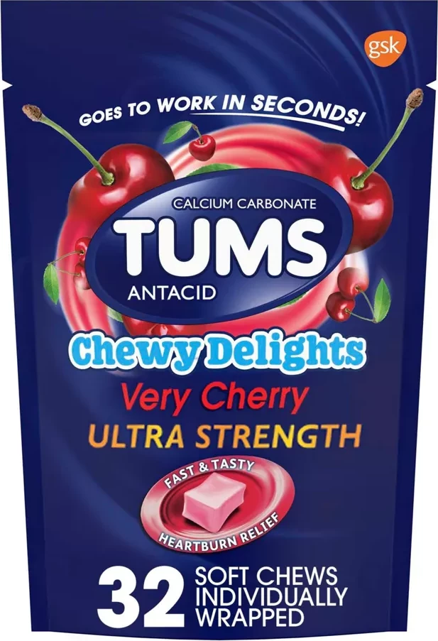 Tums Antacid Very Cherry 