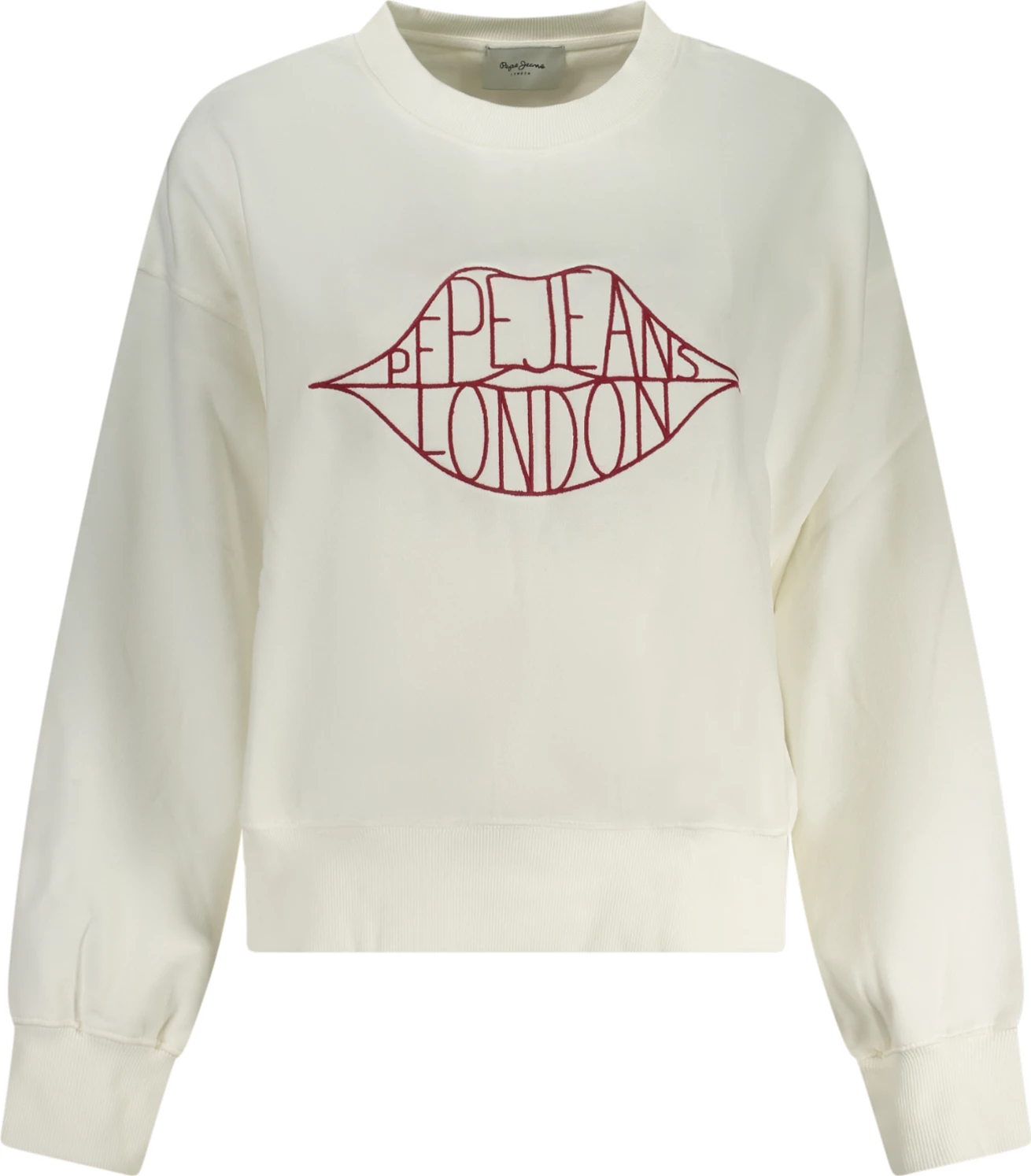 Duks për femra PEPE JEANS zip, i bardhë