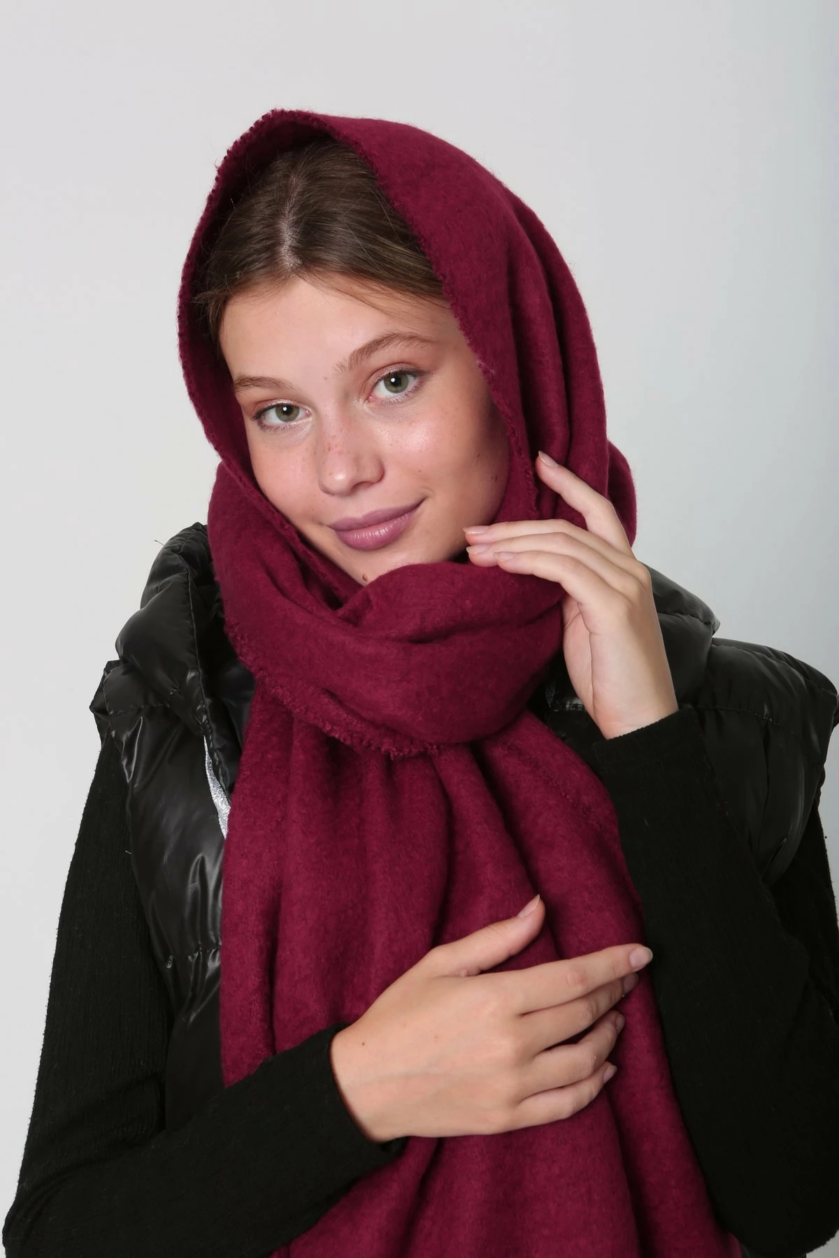 Shall ngjyrë e kuqe Claret, Jumeon, Sal1257