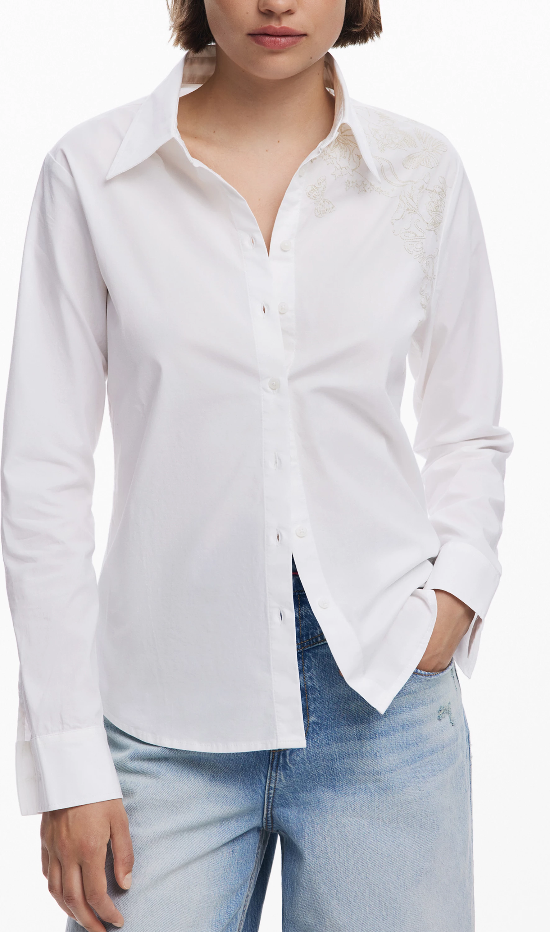 Këmishë femra Desigual e bardhë