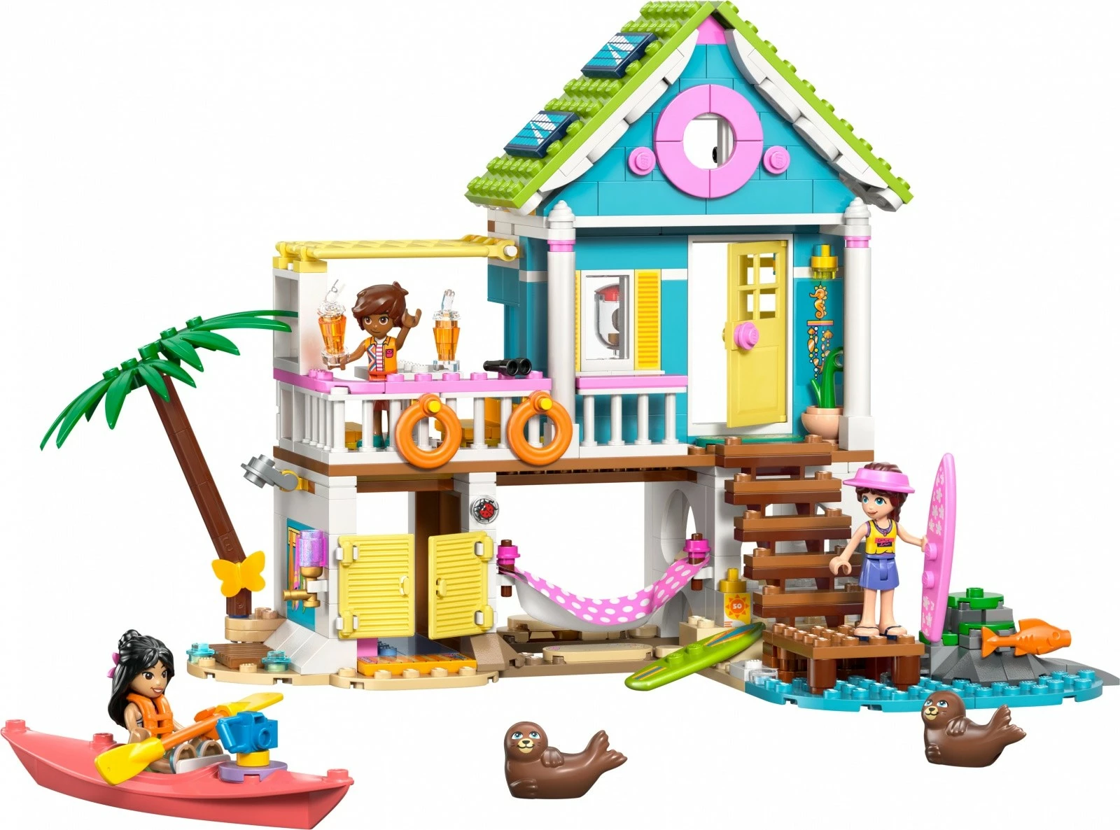 Set ndërtime, LEGO Friends, 42699 Beach House with Seals, 400 pjesë, 7+