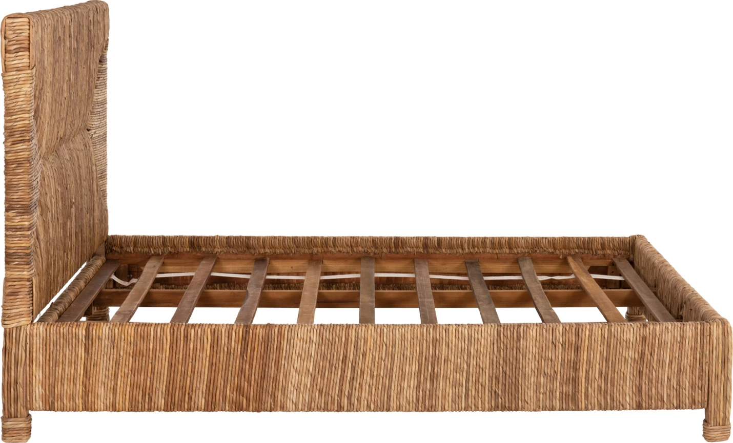 Krevat THAW FH672, dru tik, gjethe banane, 180x200 cm