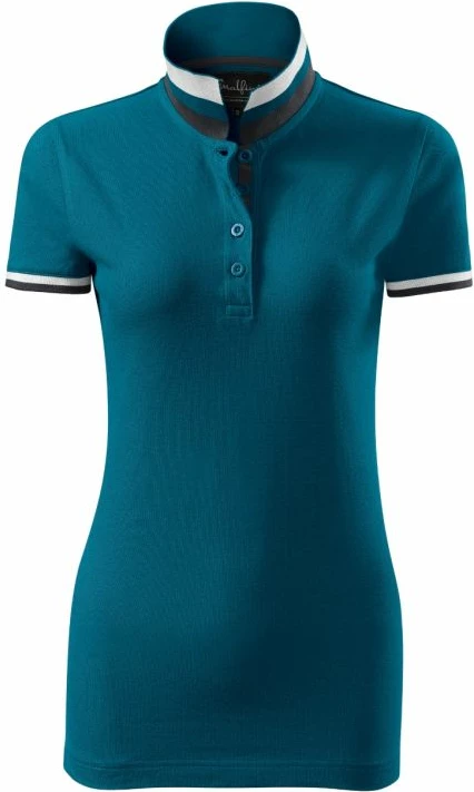 Maicë Polo Malfini për Femra, ngjyrë blu petrol