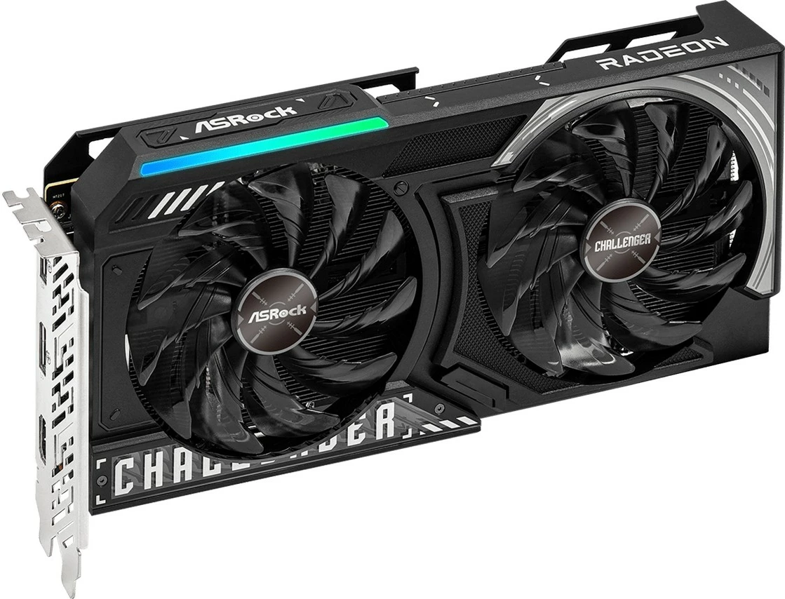 Kartelë grafike ASRock RX 9060 XT Challenger OC 16GB GDDR6 e zezë