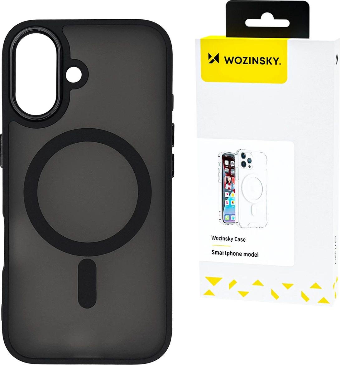 Mbështjellës Wozinsky Fashion Case MagSafe për Samsung Galaxy S25+, i zi