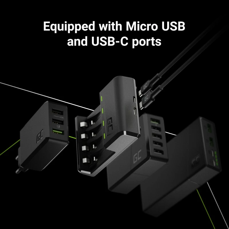 Karikues baterish Green Cell GC VitalCharger me 4x AA 2000mAh, Zi