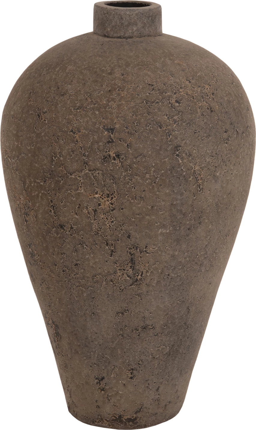 Vazo dekorative për dysheme FH7912, ngjyrë gri, Φ73x130Hcm