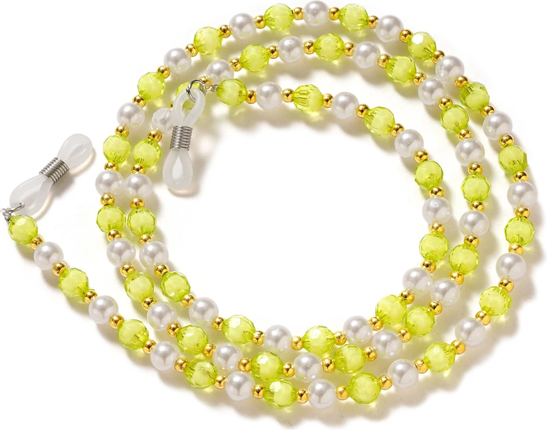 Varëse për syze me rruaza Hurtel, e gjelbër, 70cm