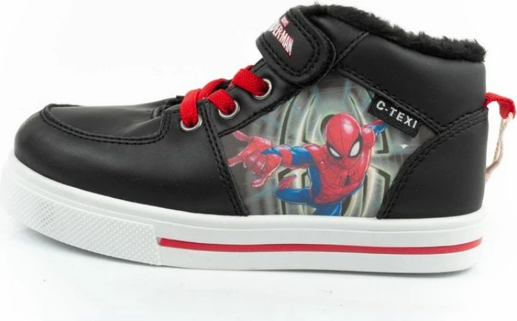 Çizme për fëmijë Inny, të zeza dhe të kuqe