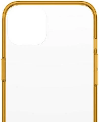 Mbështjellës PanzerGlass ClearCase antibakterial për iPhone 13/14/15, transparent i verdhë