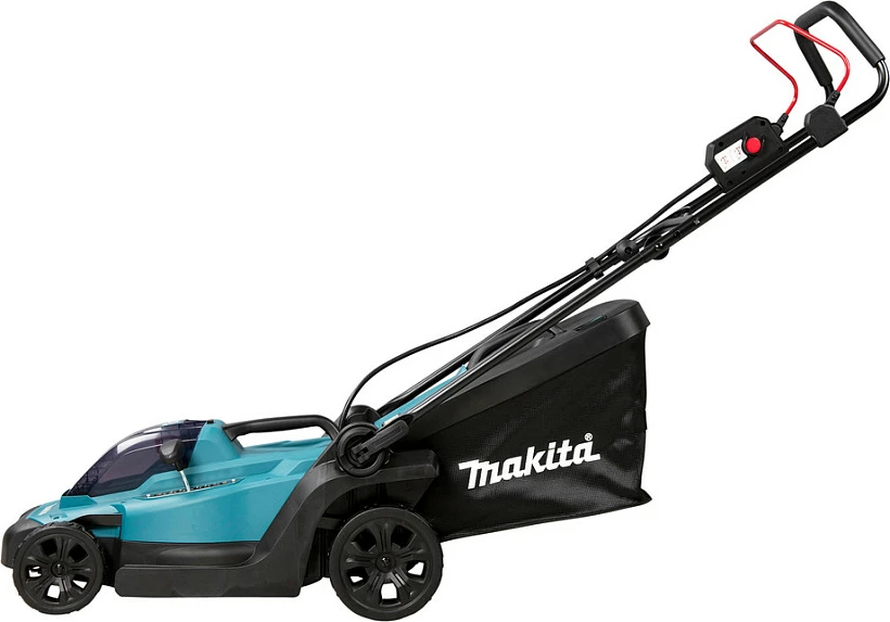 Kositës bari Makita DLM330Z, 18V, 33cm, me bateri, zi/turkuaz