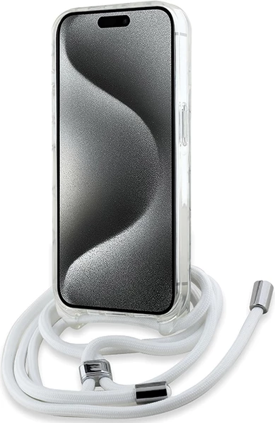 Mbështjellës Karl Lagerfeld IML Choupette Head & Cord MagSafe për iPhone 14 Pro, Transparent