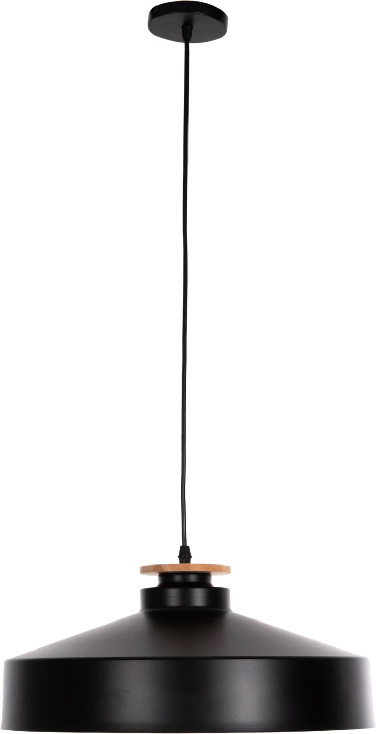 Llambë varëse tavani FH4159.01 metalike e zezë Φ40x116Hcm