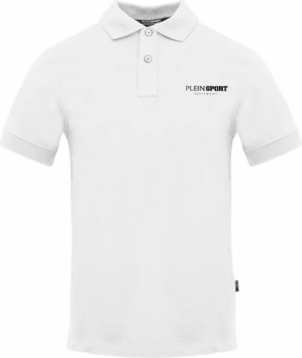 Maicë polo për meshkuj Plein Sport, e bardhë